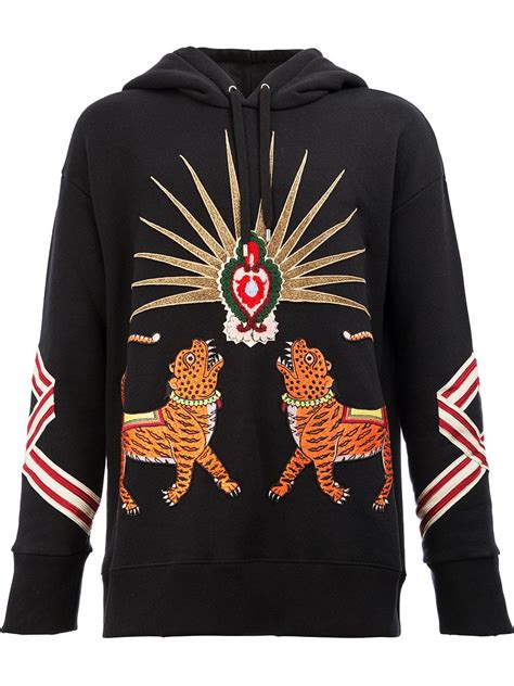 gucci tiger embroidered sweatshirt|green gucci tiger sweatshirt.